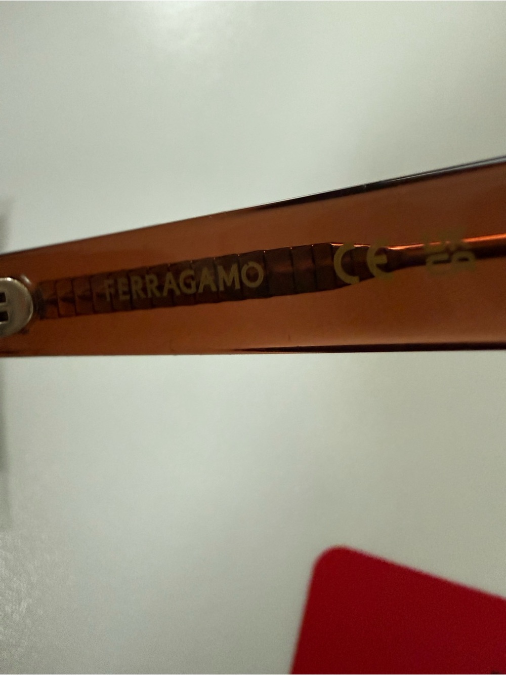 Salvatore Ferragamo Men’s Sunglasses - Amber/Brown Frame